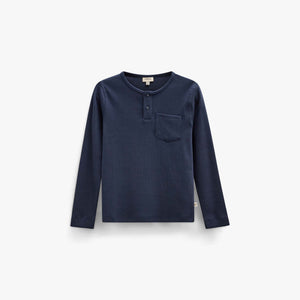 Geribd henley-langarmshirt Tween - Navy | 101592 Conrad