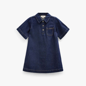 Denim jurk Kids - Dark Blue | 101618 Alison