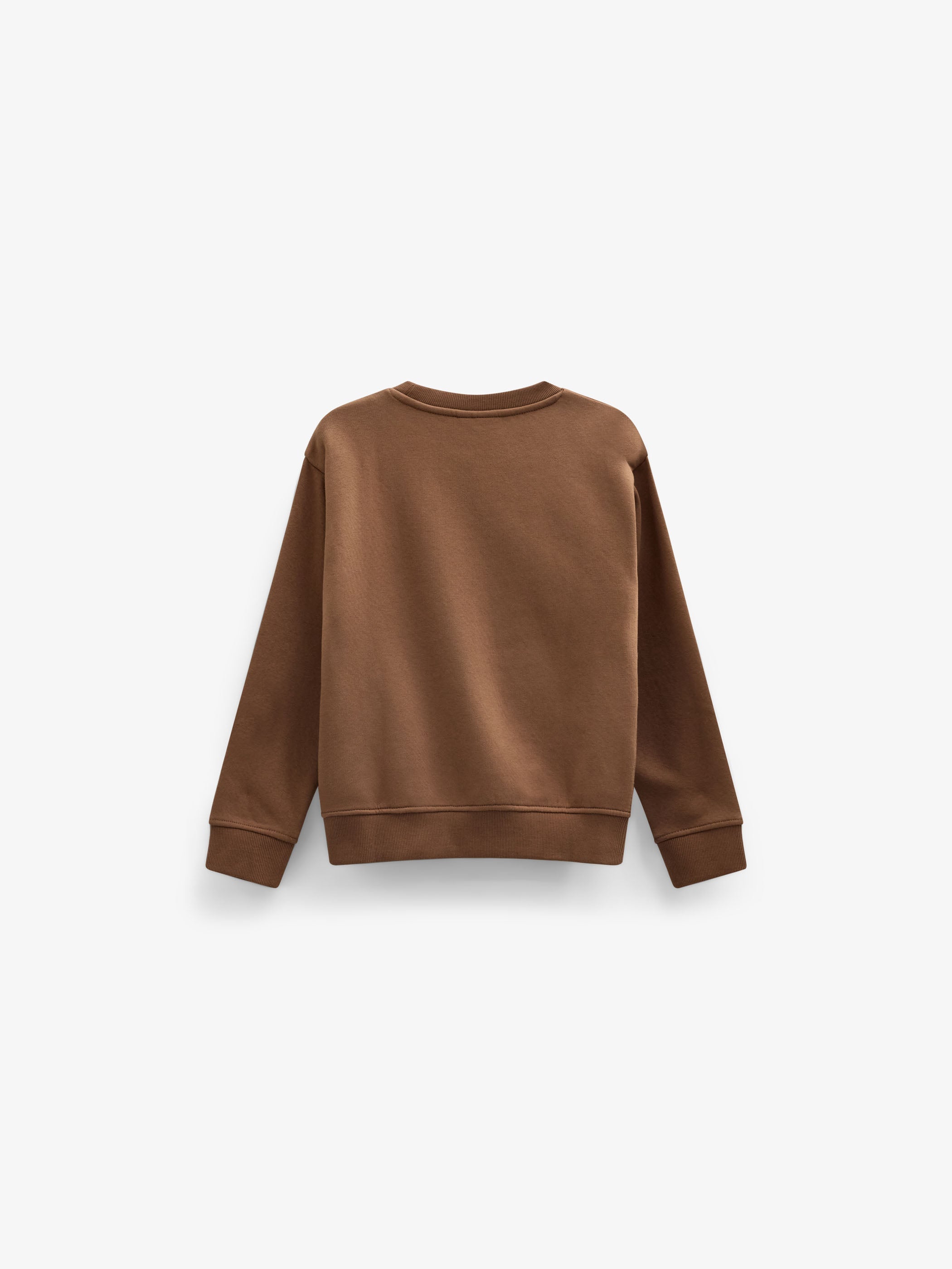 Sweatshirt met ronde hals en badstofborduursel Kids - Toffee | 101620 Joel