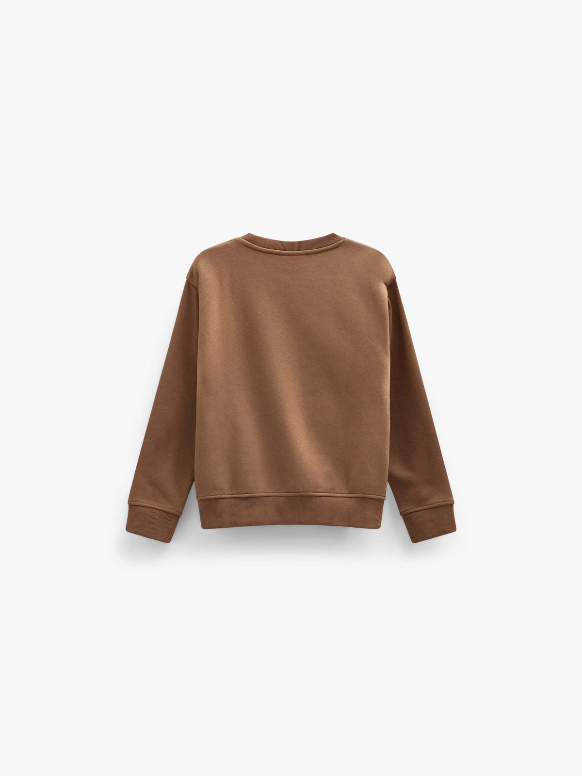 Sweatshirt met ronde hals en badstofborduursel Tween - Toffee | 101621 Joel