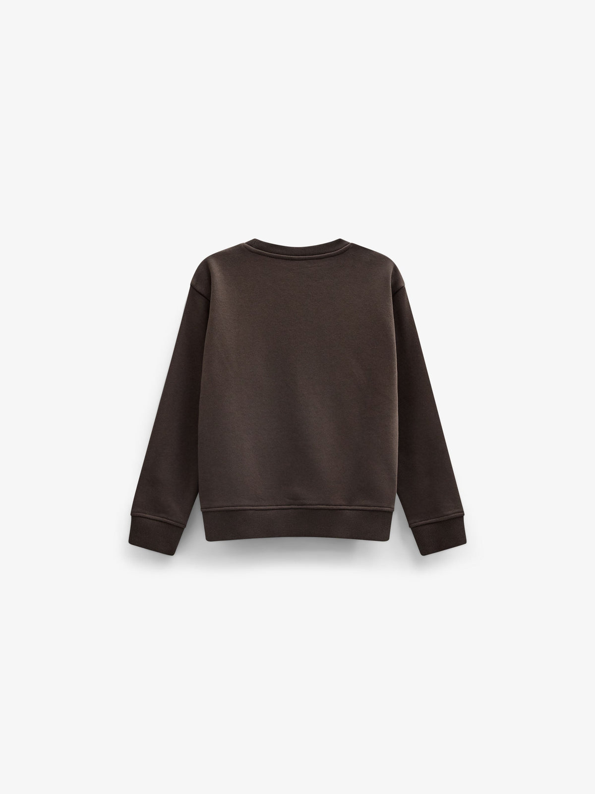 Sweatshirt met ronde hals en badstofborduursel Tween - Dark Brown | 101623 Joel