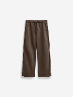 Joggingbroek met zijband Kids - Dark Brown | 101630 Zoe