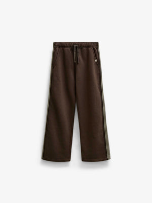 Joggingbroek met zijband Tween - Dark Brown | 101631 Zoe