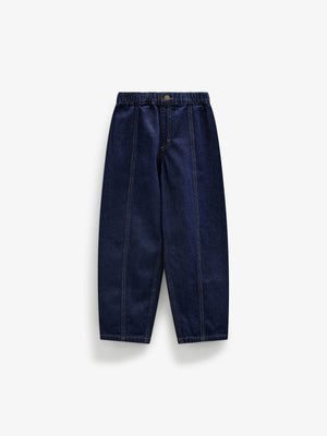 Barrel Jeans - Kids - Dark Blue | 101638 River