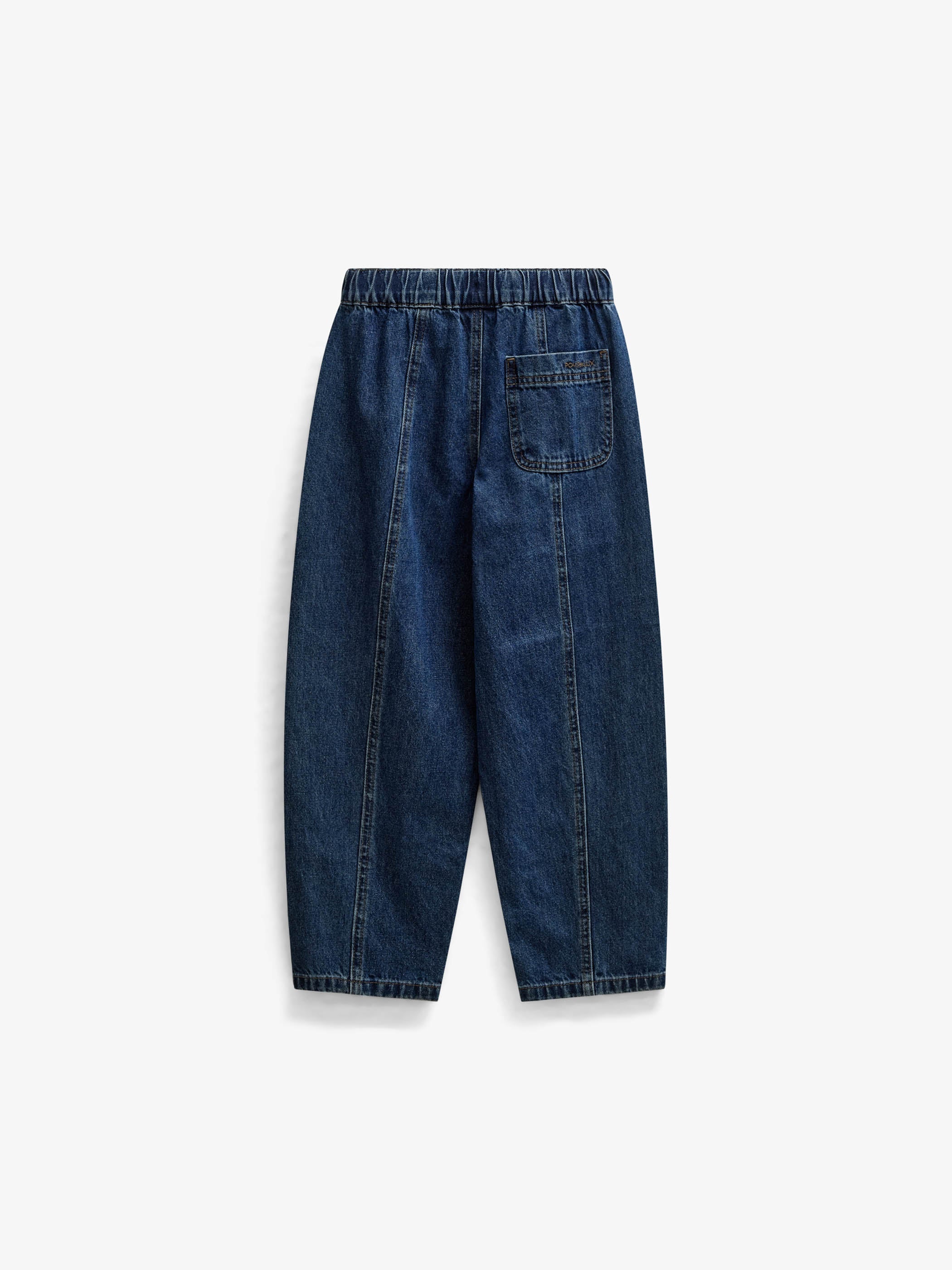 Barrel Jeans - Kids - Blue | 101640 River