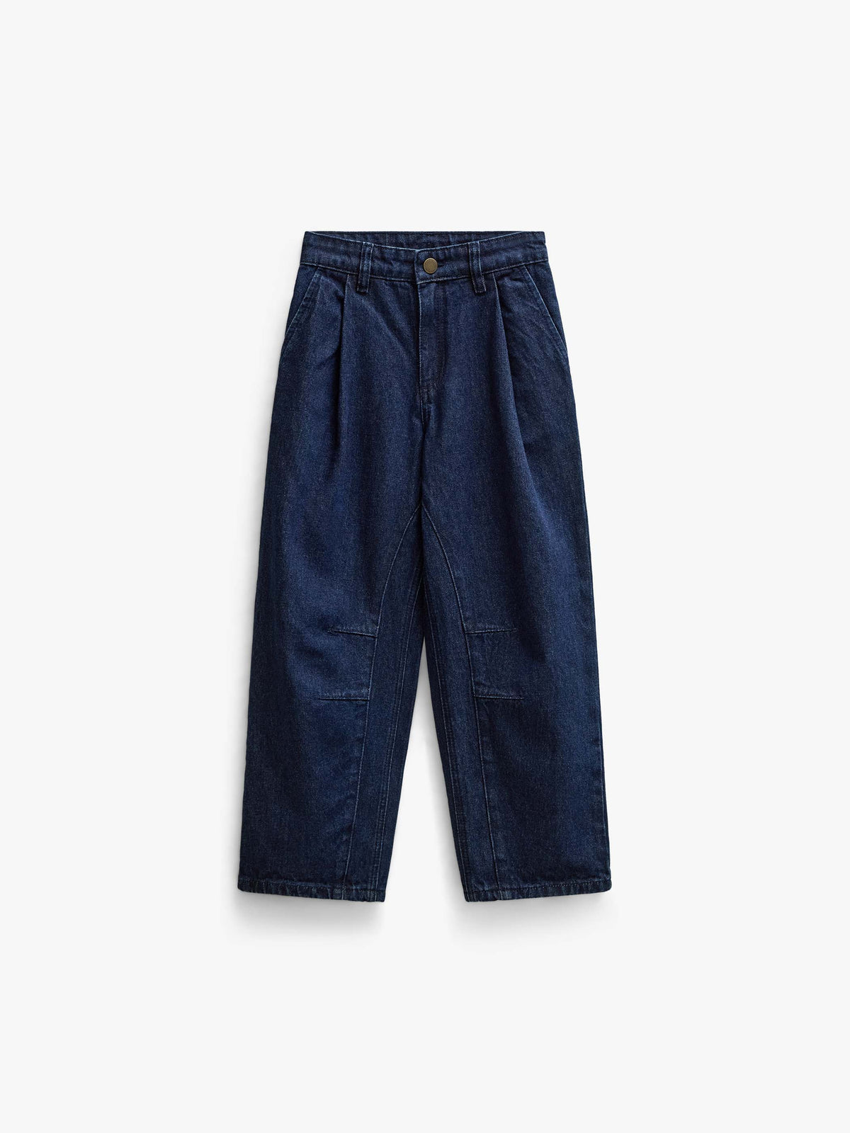 Wide-leg jeans met plooien Tween - Dark Blue | 101648 Sadie