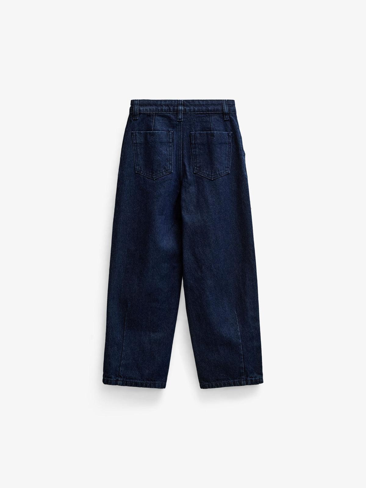 Wide-Leg Pleated Jeans - Tween - Dark Blue | 101648 Sadie
