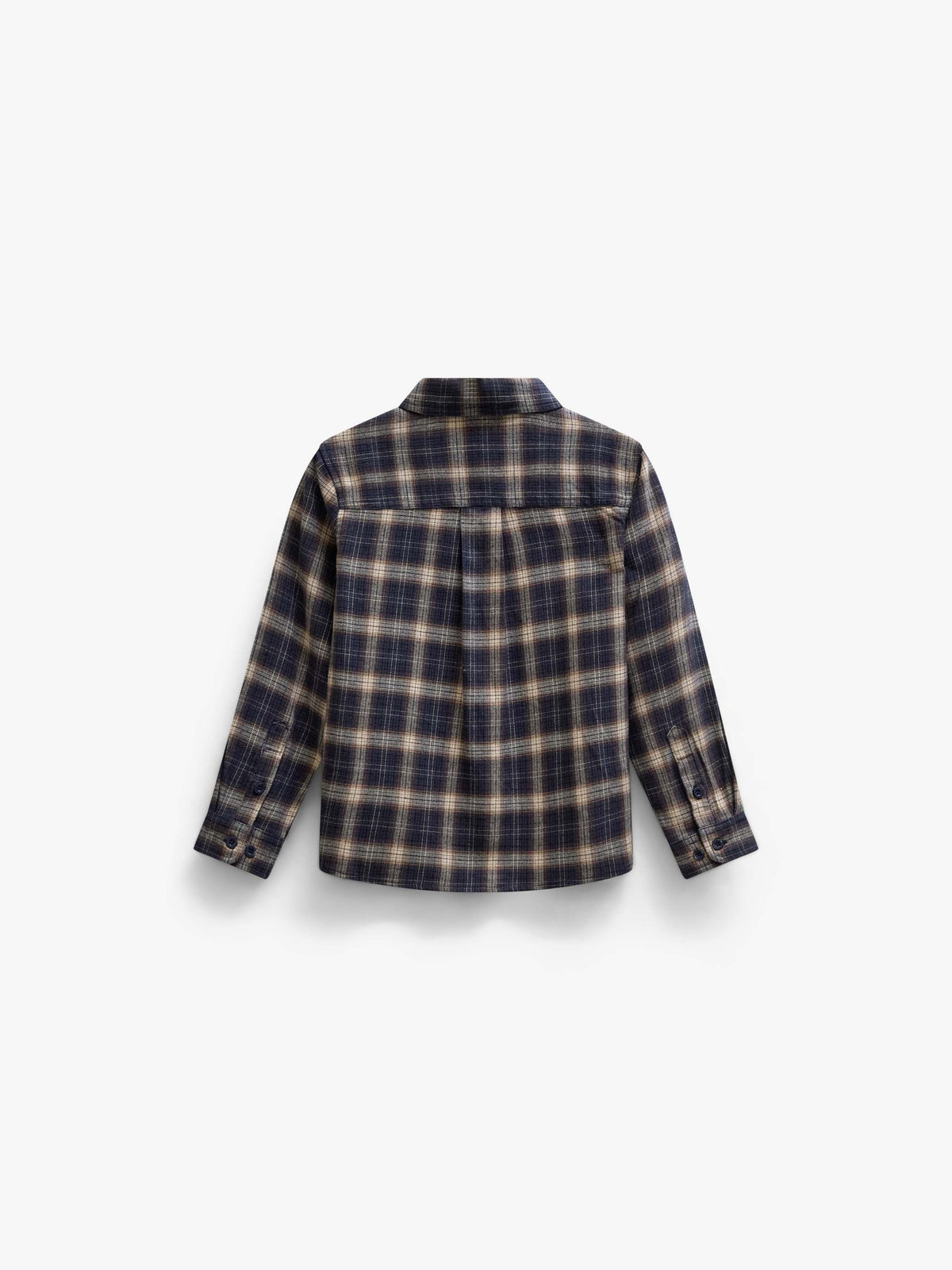 Geruit flanellen overhemd Tween - Navy/Beige | 101650 Edwin
