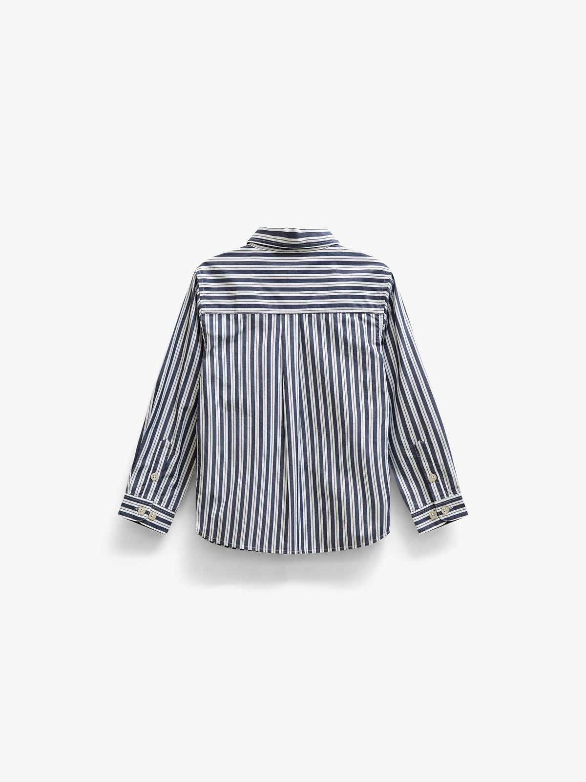Gestreept katoenen overhemd Kids - Navy Stripe | 101653 Milo