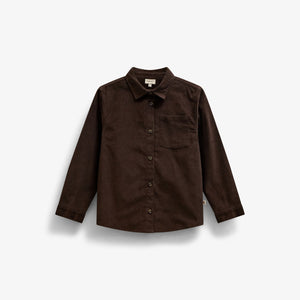Corduroy overshirt Kids - Dark Brown | 101655 Jonny