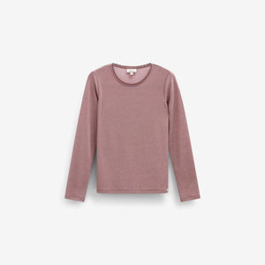Langarmshirt met lurex Tween - Dusty Rose | 101666 Helen