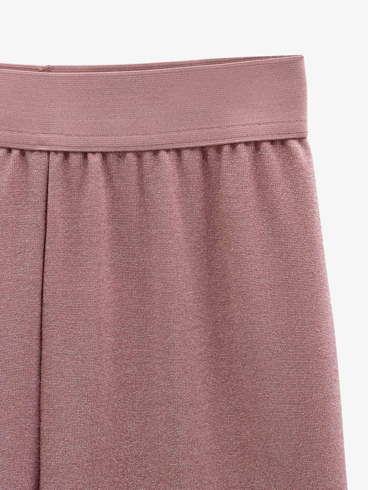 Broek met lurex Tween - Dusty Rose | 101670 Helen