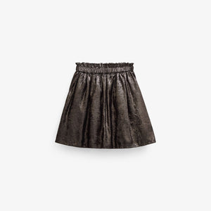 Rok met foliefinish Tween - Dark Brown | 101672 Sylvia