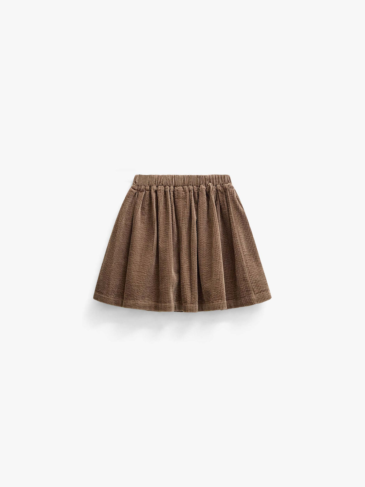 Corduroy rok met opgestikte zakken Tween - Brown | 101680 Greta