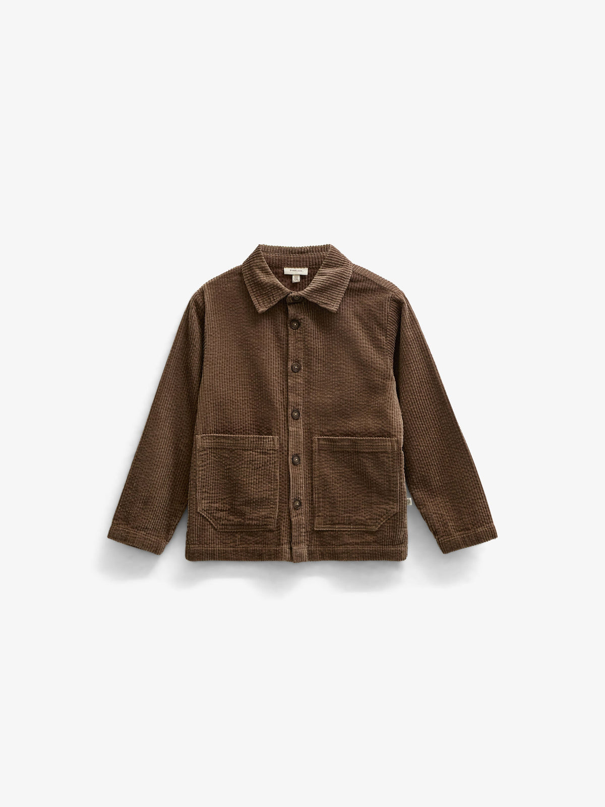 Corduroy Overshirt with Oversized Pockets - Tween - Brown | 101682 Greta