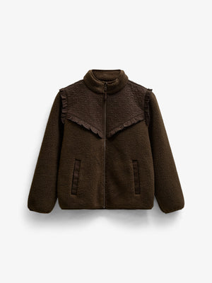 Teddyjas met gewatteerde pas Kids - Dark Brown | 101683 Hailey