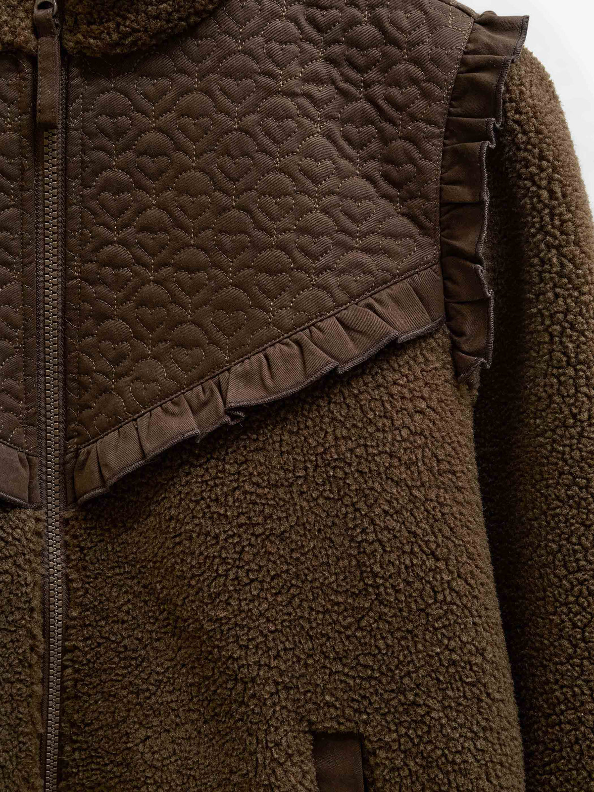 Teddyjas met gewatteerde pas Tween - Dark Brown | 101684 Hailey