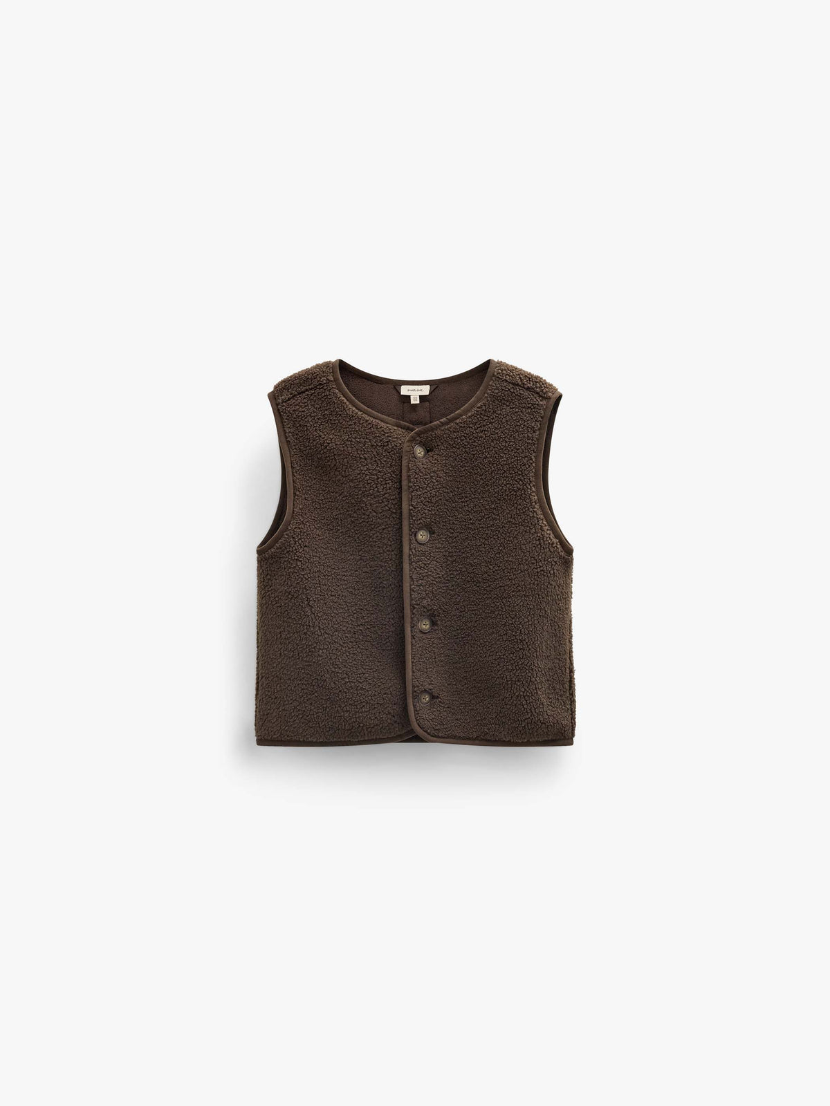 Teddy gilet Tween - Dark Brown | 101686 Della