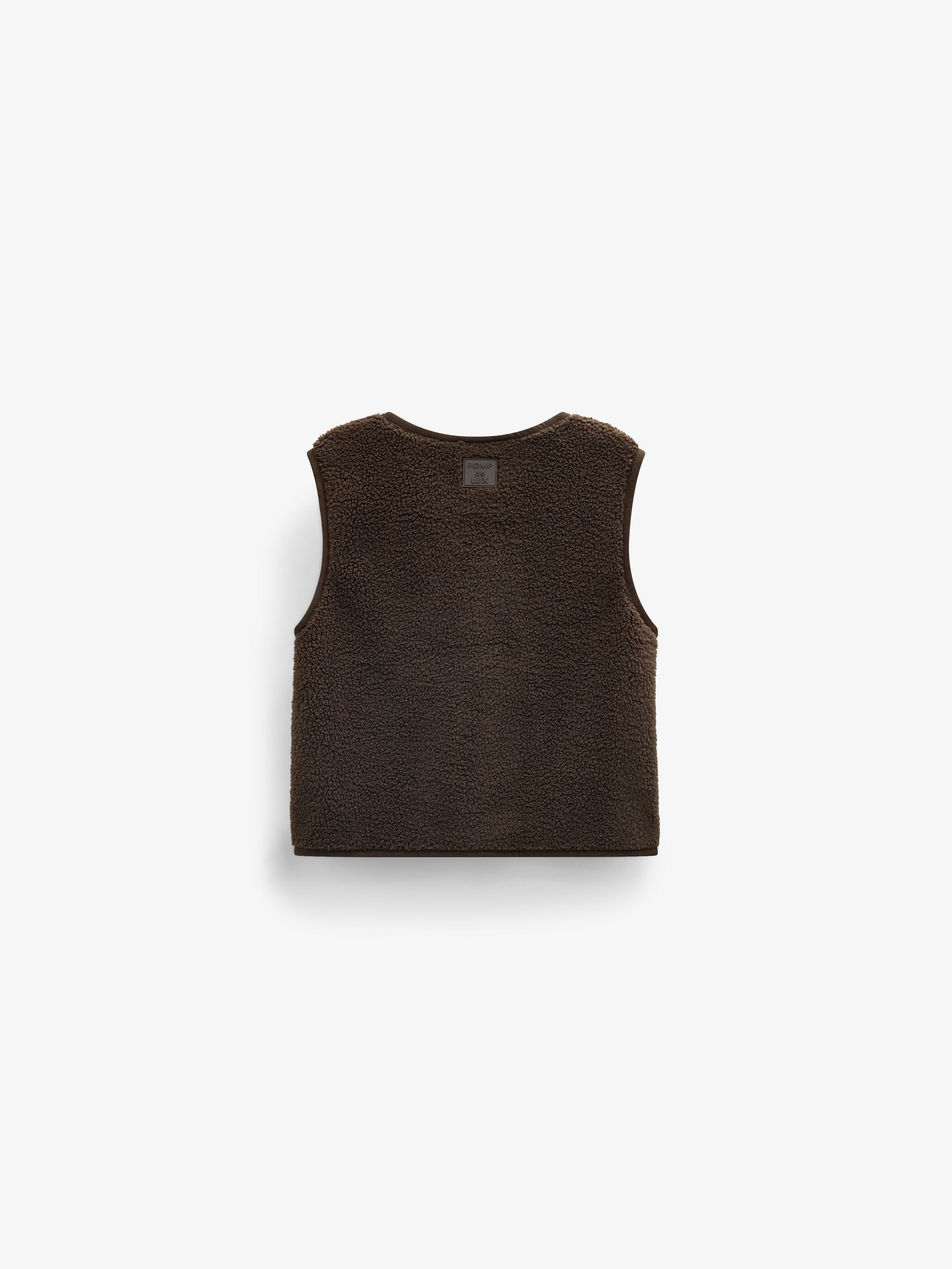 Teddy Vest - Kids - Dark Brown | 101685 Della