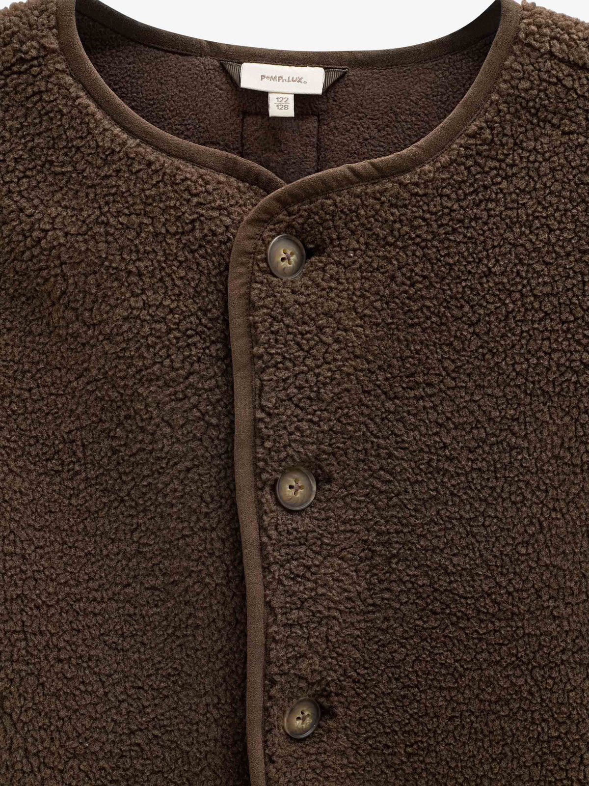 Teddy gilet Tween - Dark Brown | 101686 Della