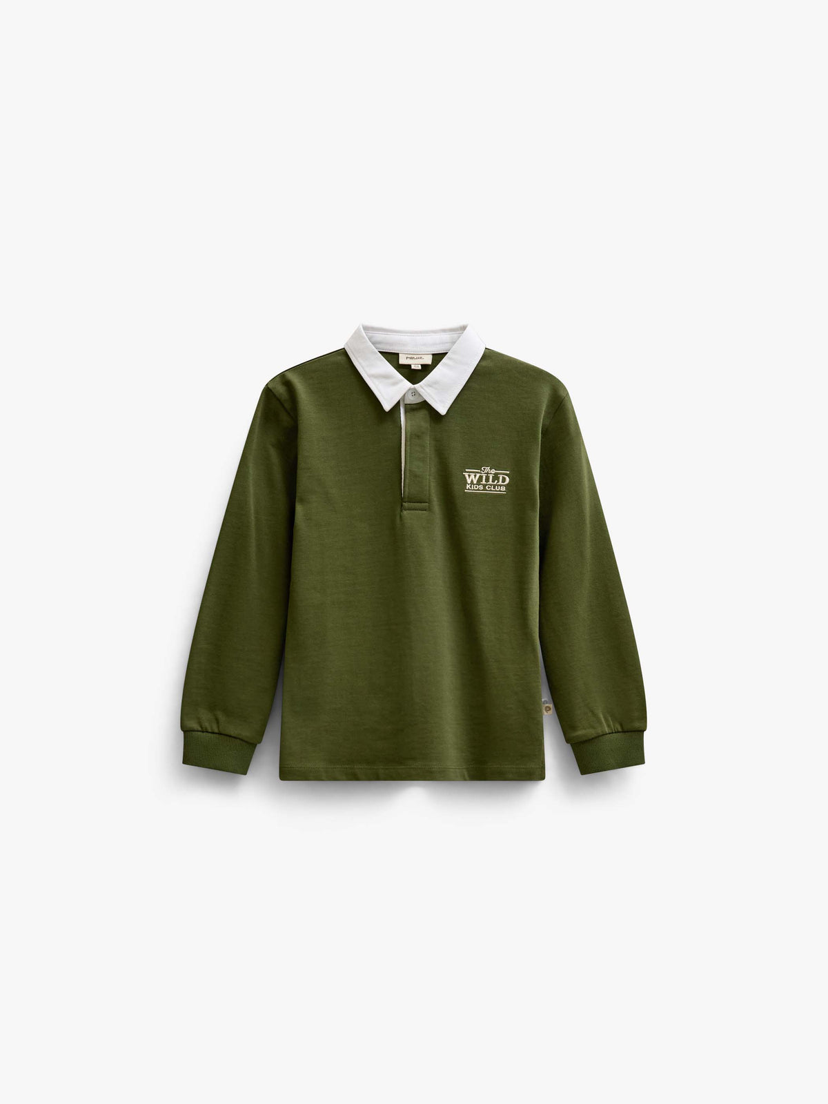 Jersey polo met lange mouwen Kids - Moss Green | 101691 Ruben