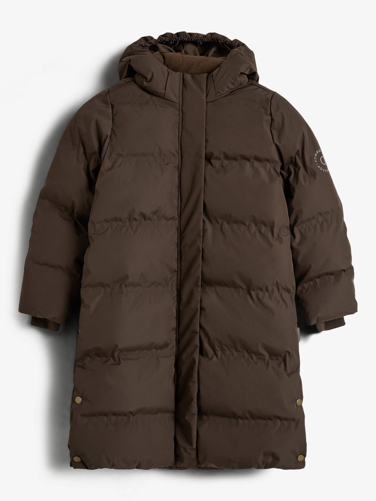 Winter Puffer Jas - Kids - Dark Earth