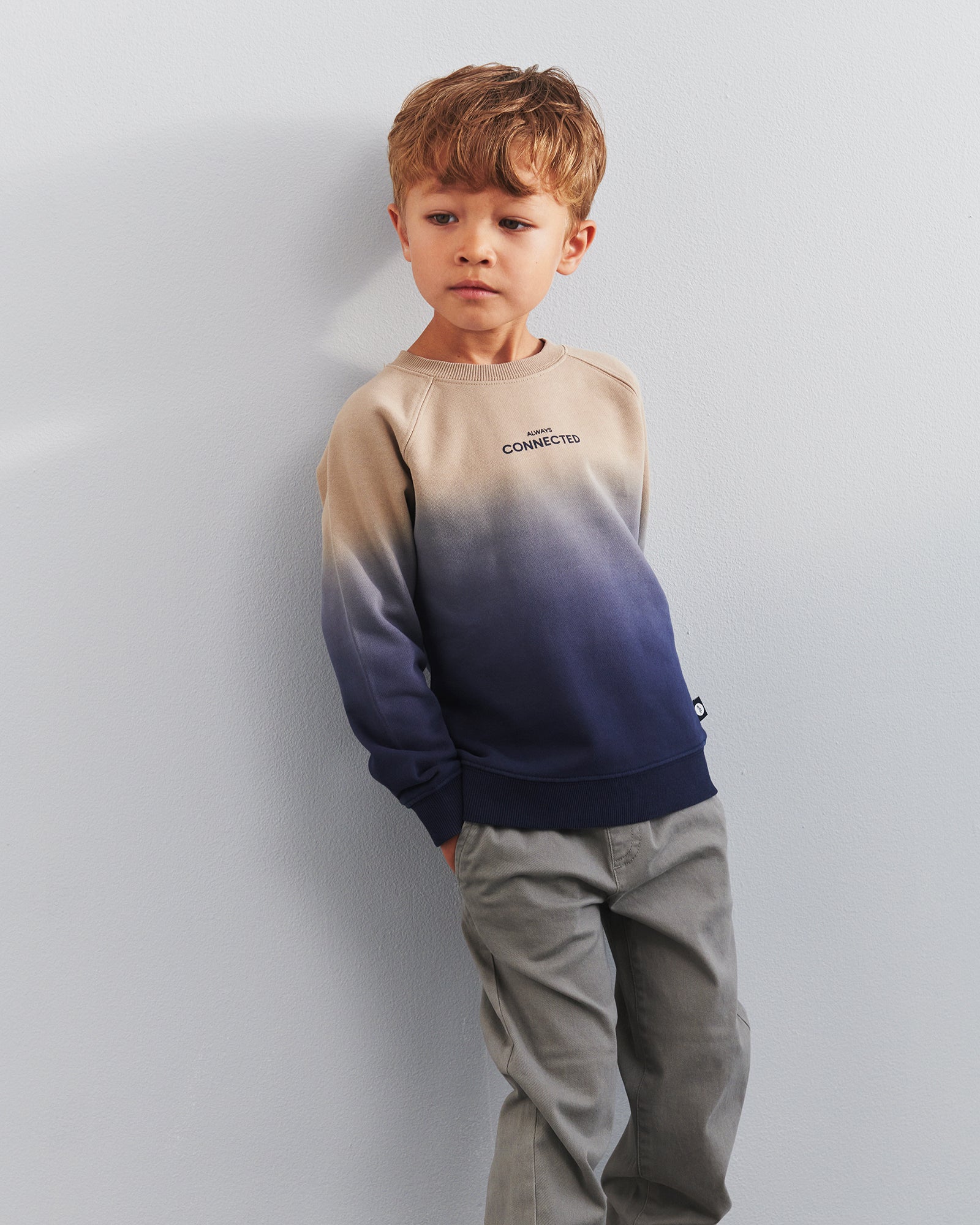 Casual pull-on chino - Kids - Grey