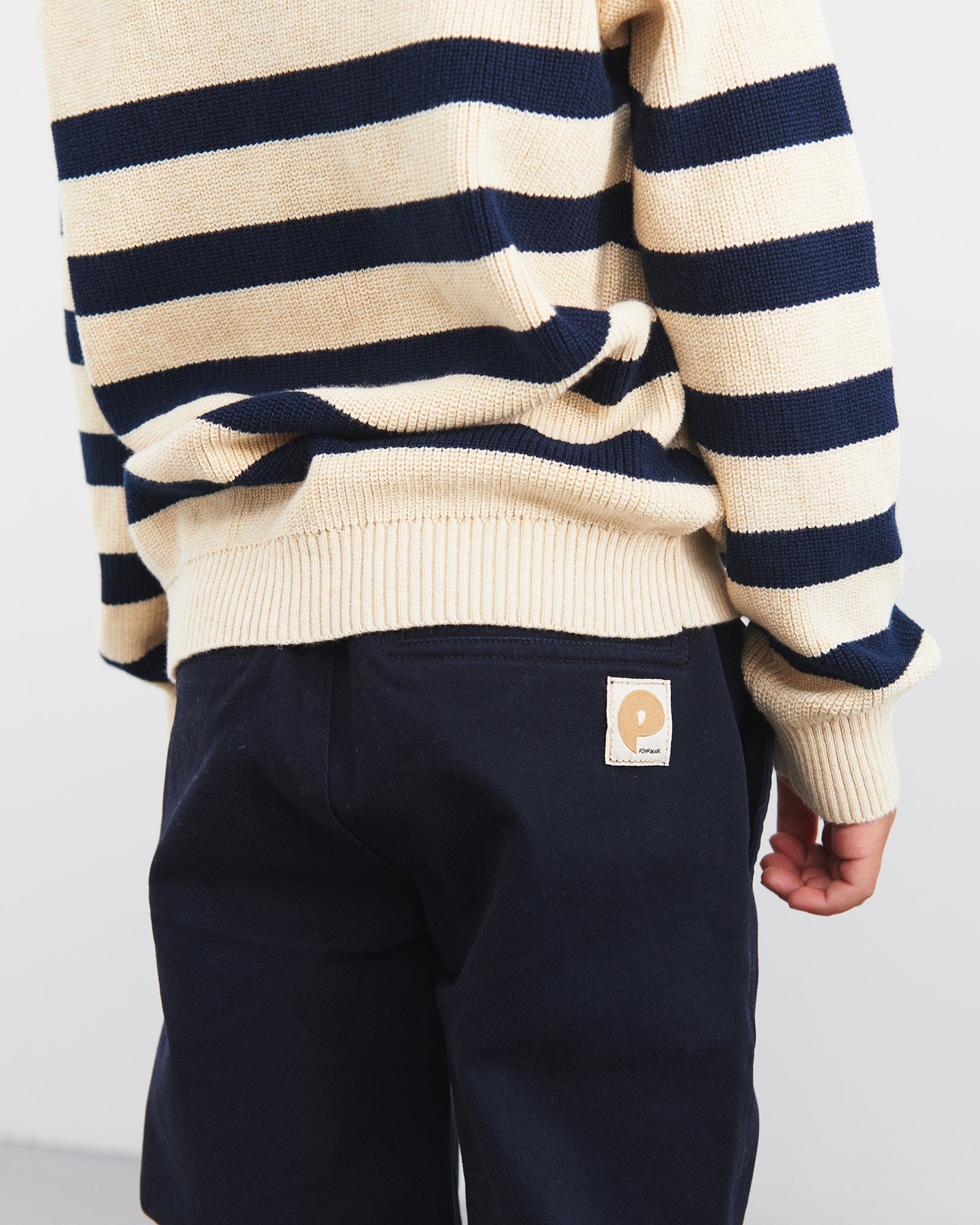 Casual pull-on chino - Kids - Navy