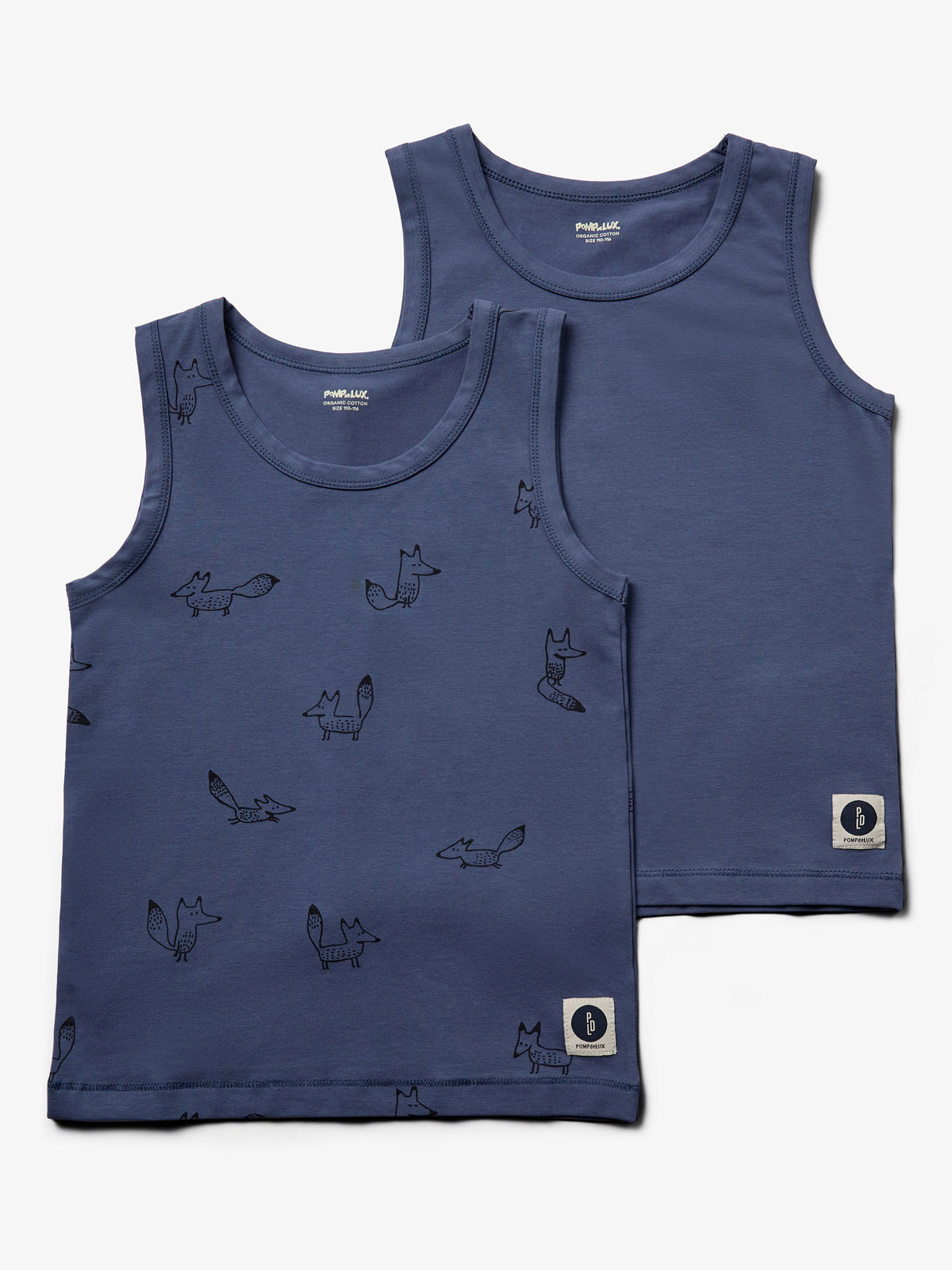 Onderhemd 2-pack - Kids - Vintage Blue