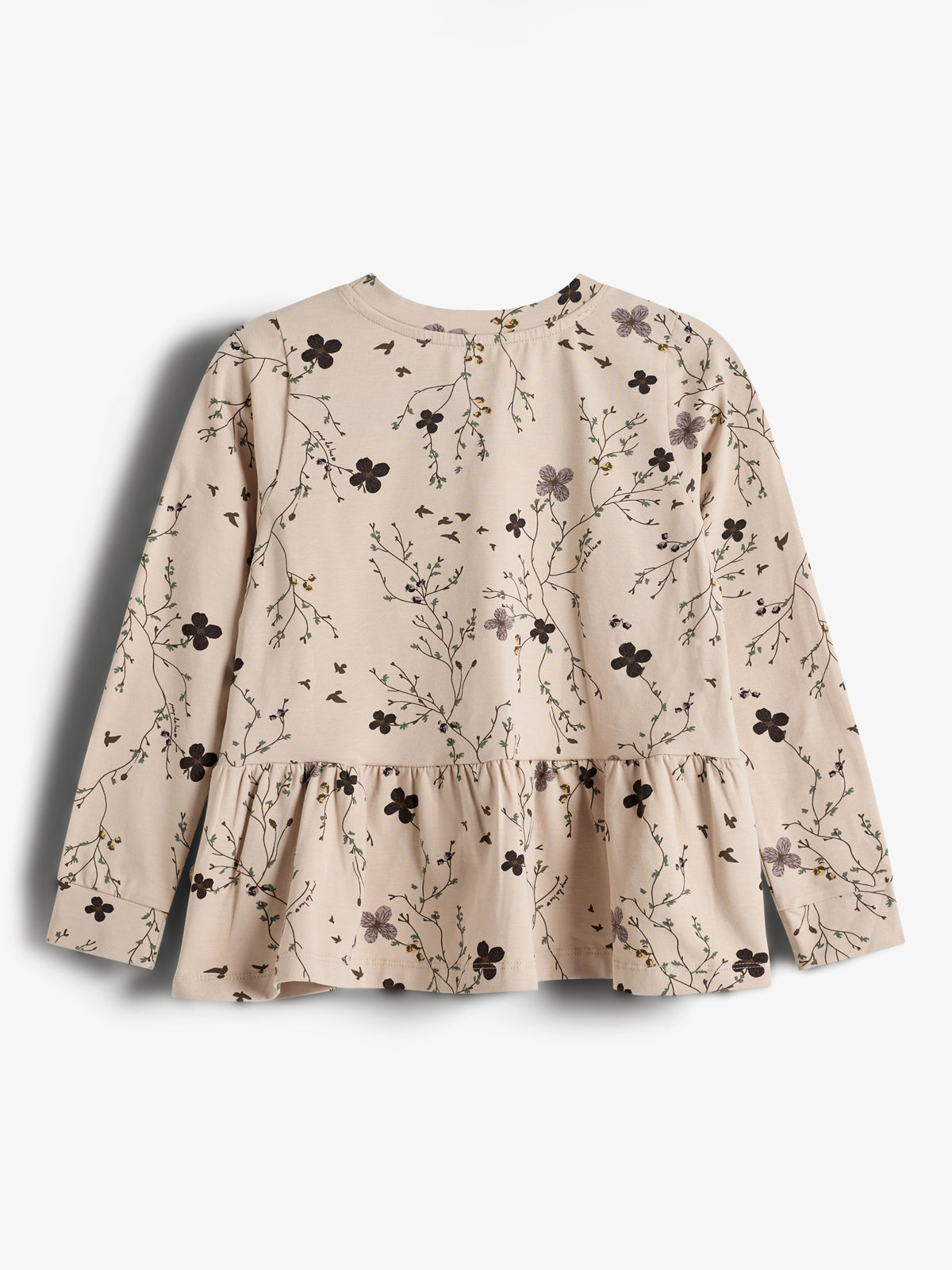 Jersey Peplum Blouse met Bloemenprint - Kids - Moonlight/Purple