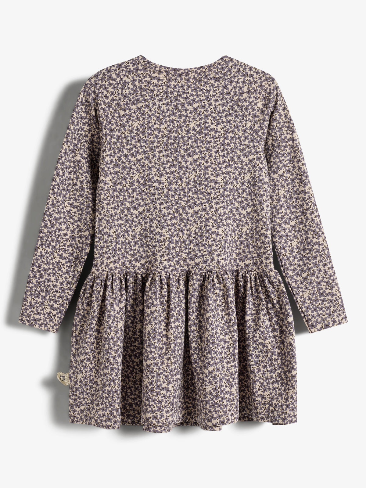 Jersey jurk met ditsy print - Kids - Dusty Purple