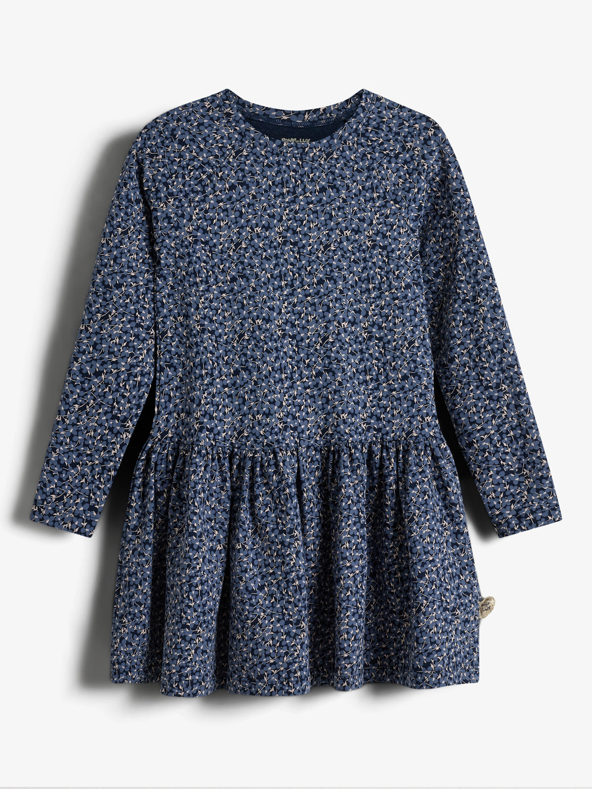 Jersey jurk met ditsy print - Kids - Blue