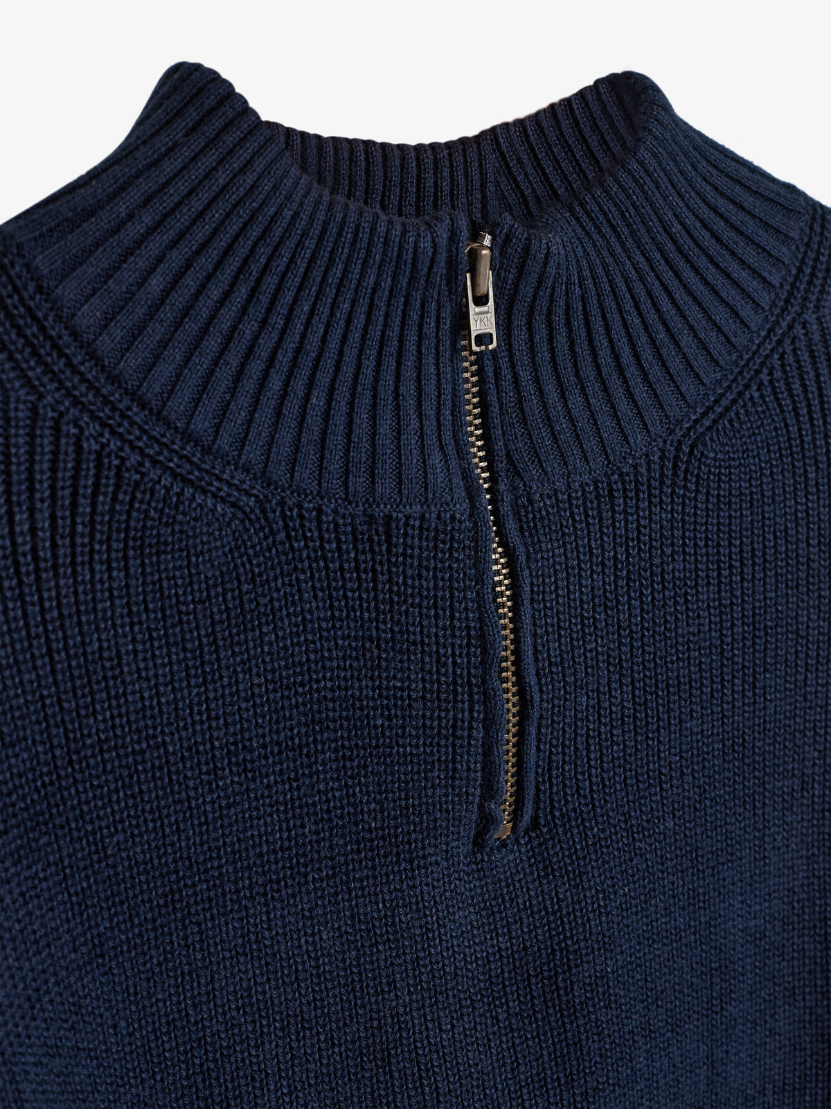 Sweater met kwart rits - Kids - Navy