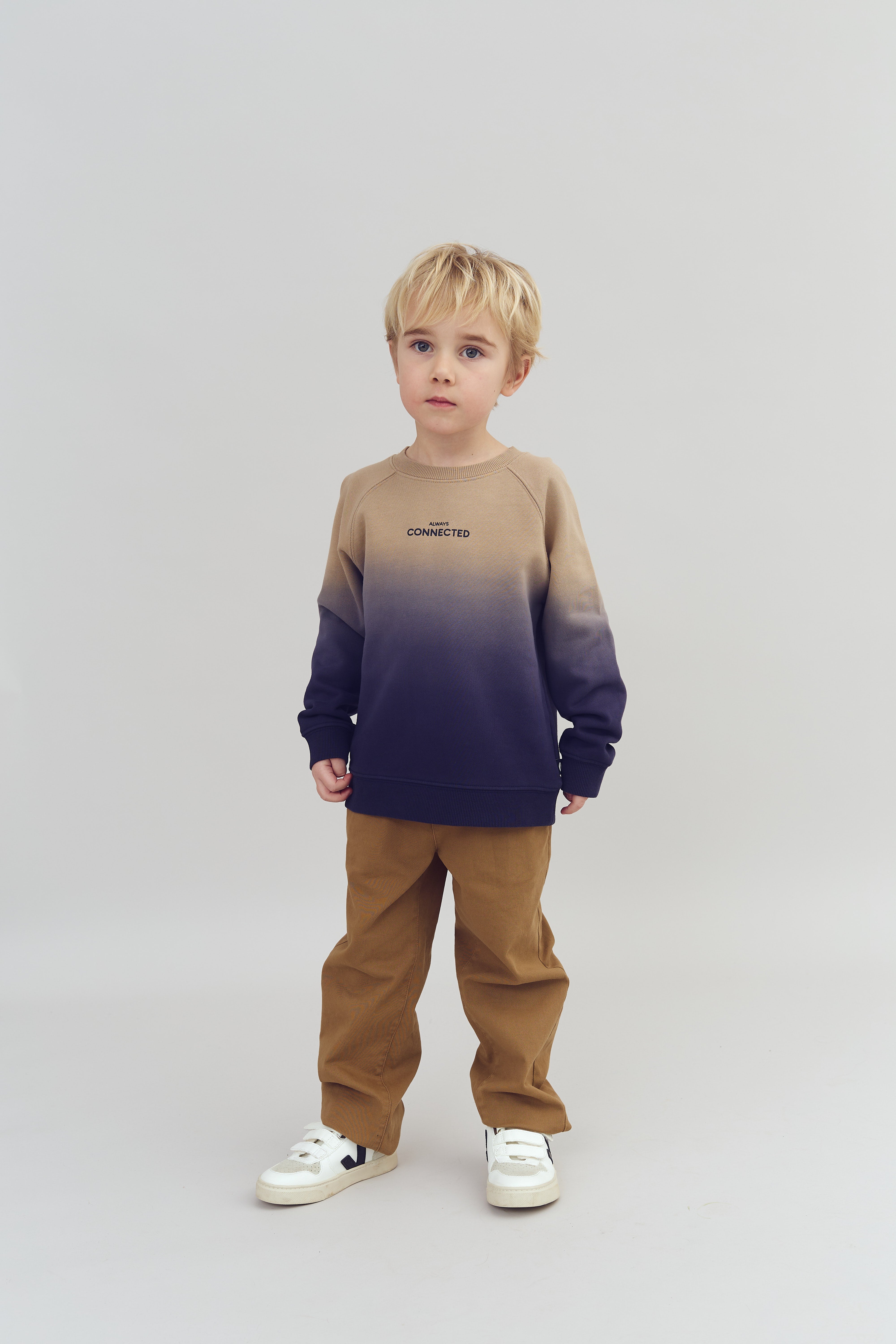 Casual pull-on chino - Kids - Walnut