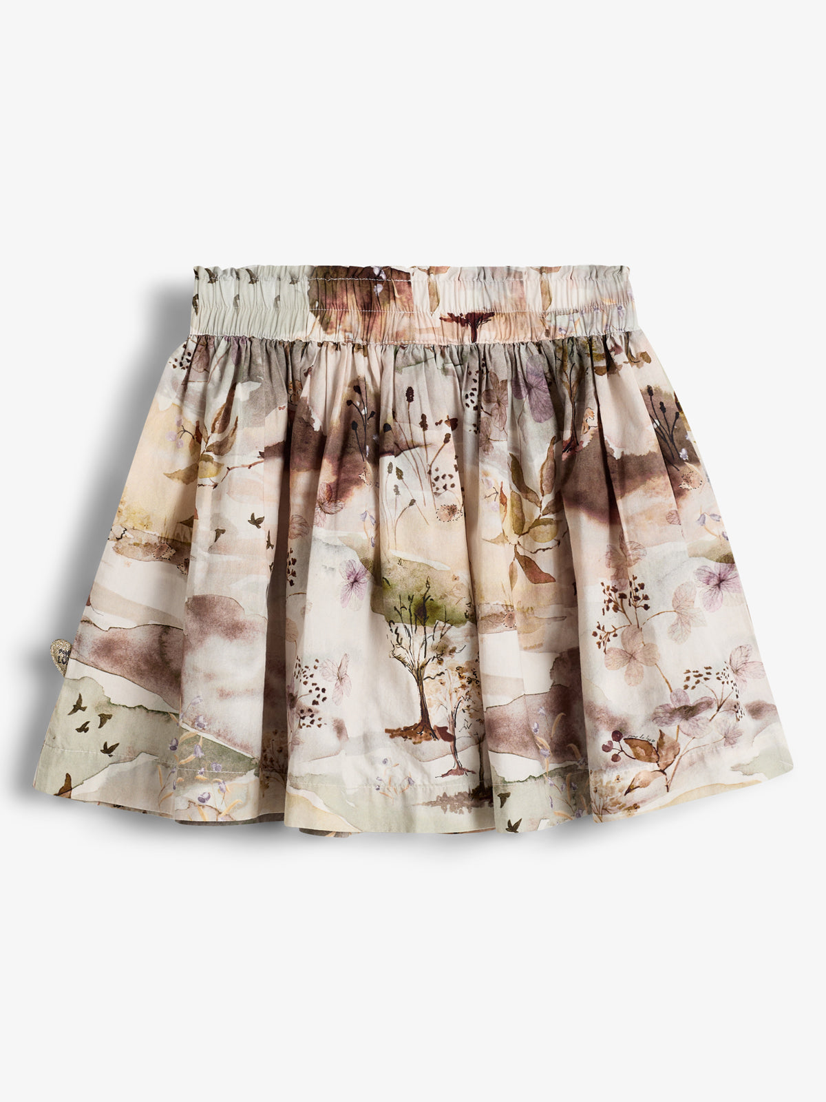 Popeline rok met landelijke print - Kids - Moonlight/Purple