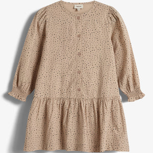 Katoenen jurk met microstippen - Kids - Moonlight