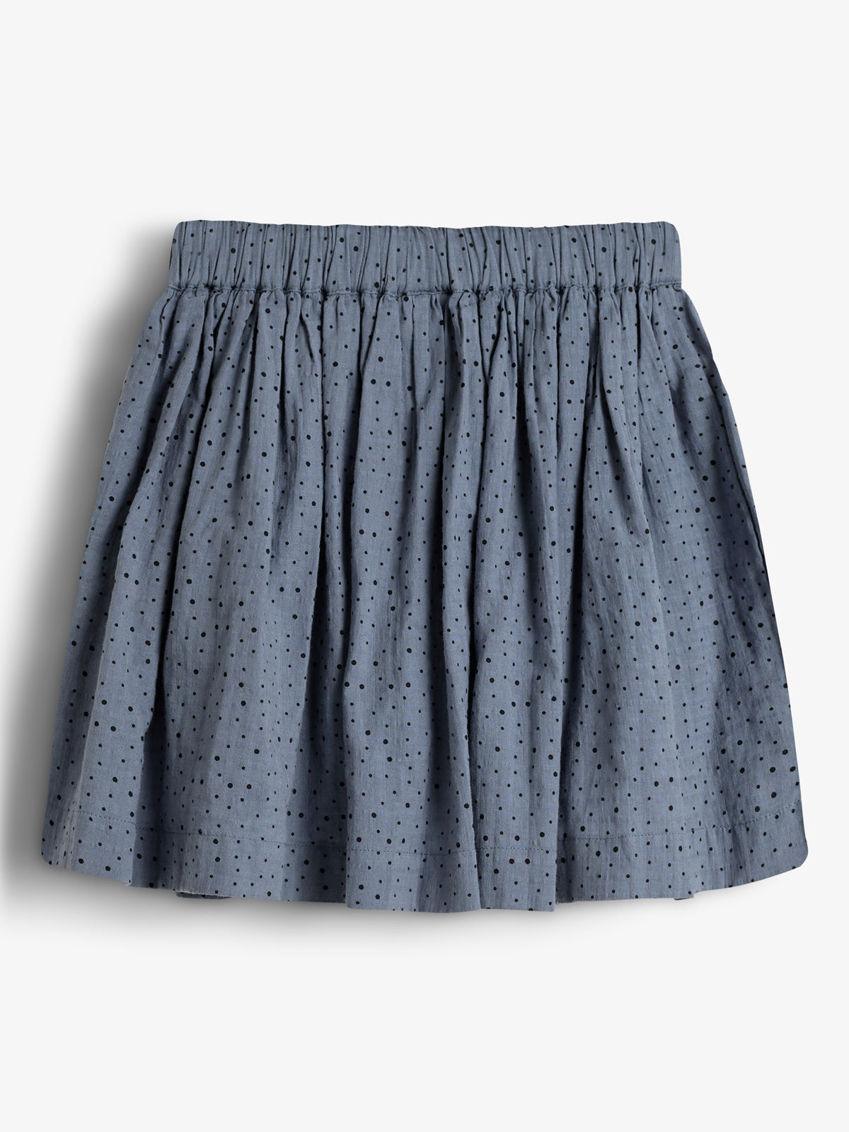 Katoenen rok met microstippen - Kids - Dusty Blue