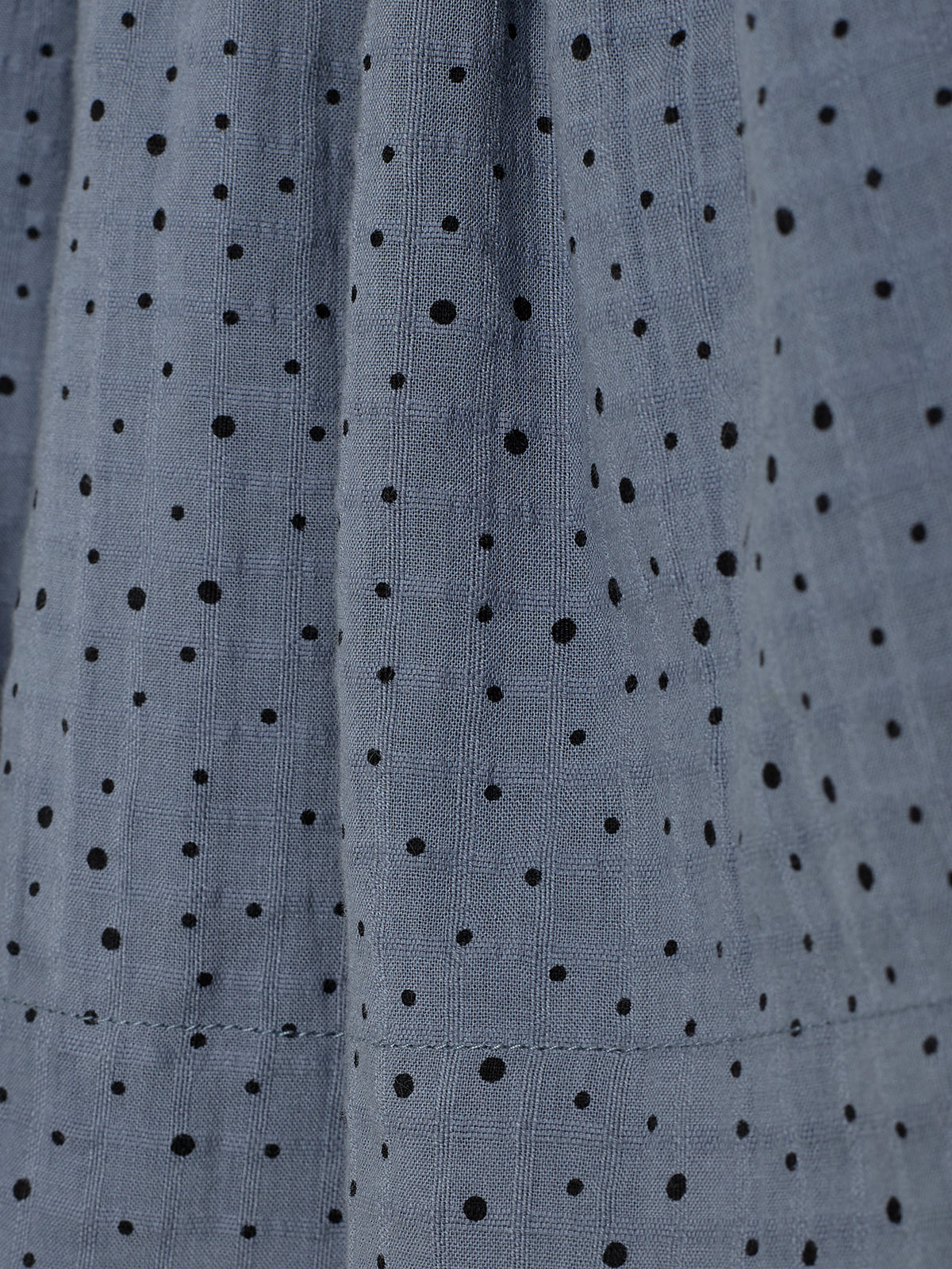 Katoenen rok met microstippen - Kids - Dusty Blue