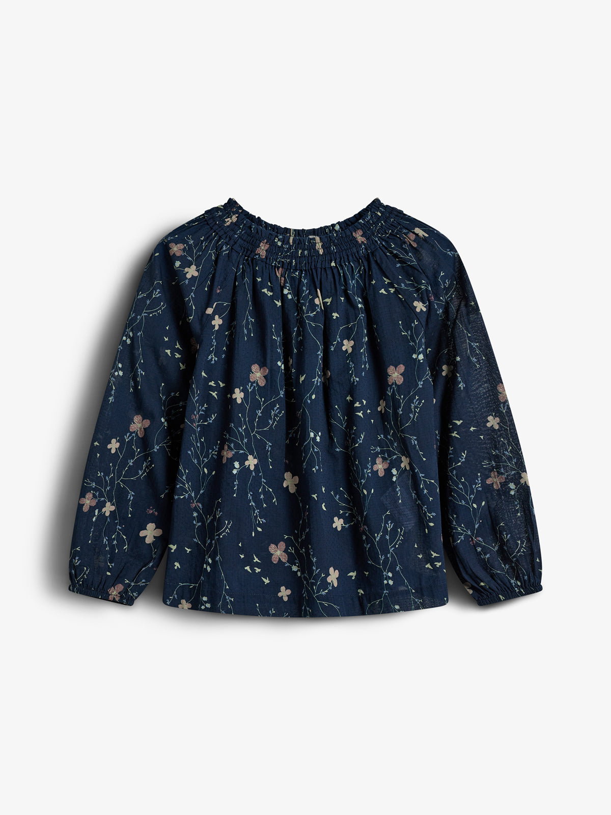 Tuniek met bloemenprint - Kids - Blue/Rose