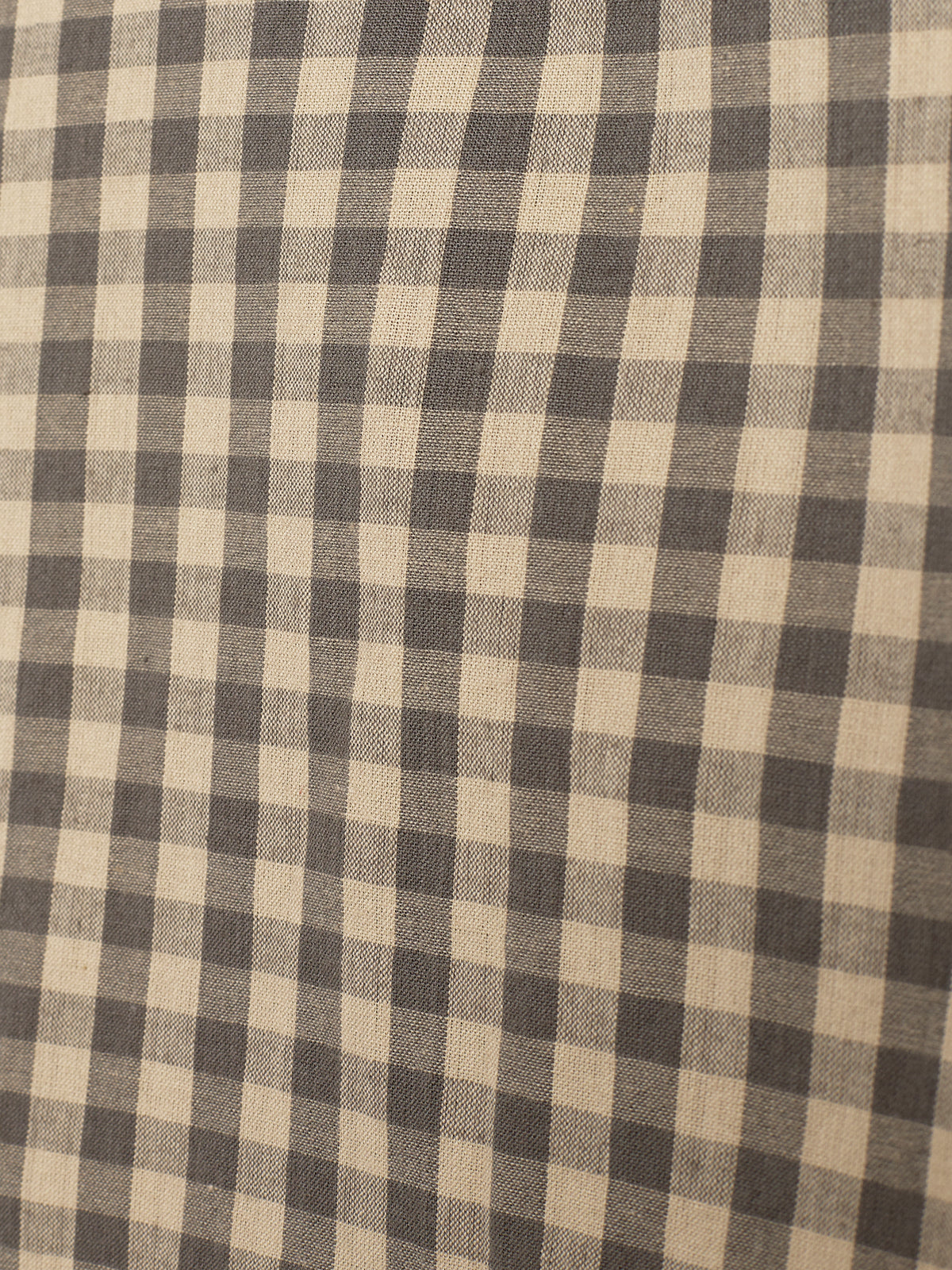 Gingham Katoenen Overhemd - Little - Grey/Beige