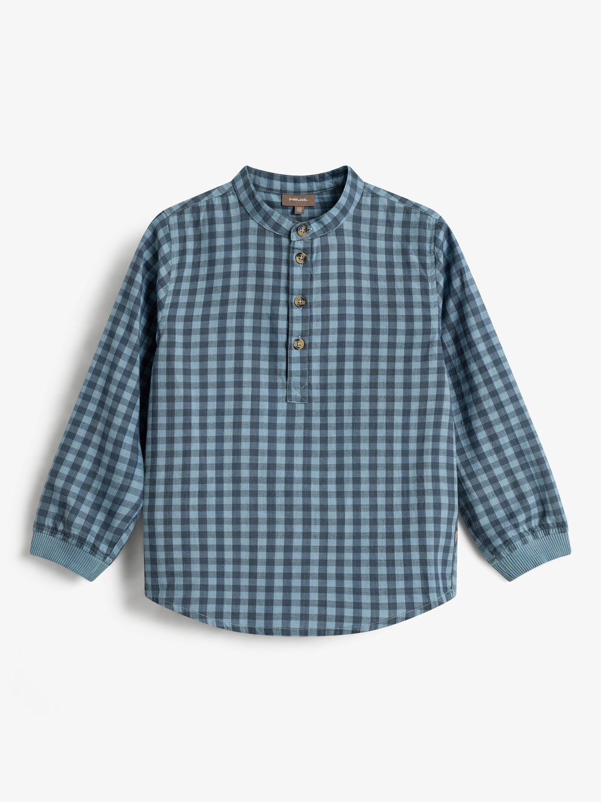 Gingham Katoenen Overhemd - Little - Blue