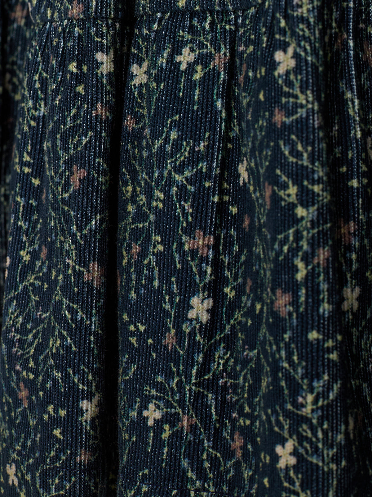 Corduroy rok met bloemenprint - Kids - Blue/Rose