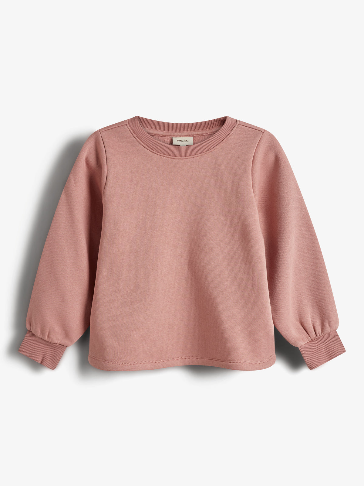 Sweatshirt met afgeronde zoom - Kids - Dusty Rose