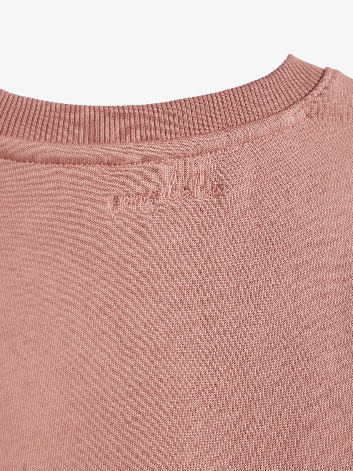 Sweatshirt met afgeronde zoom - Kids - Dusty Rose