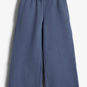 Wide Leg Joggers - Kids - Vintage Blue