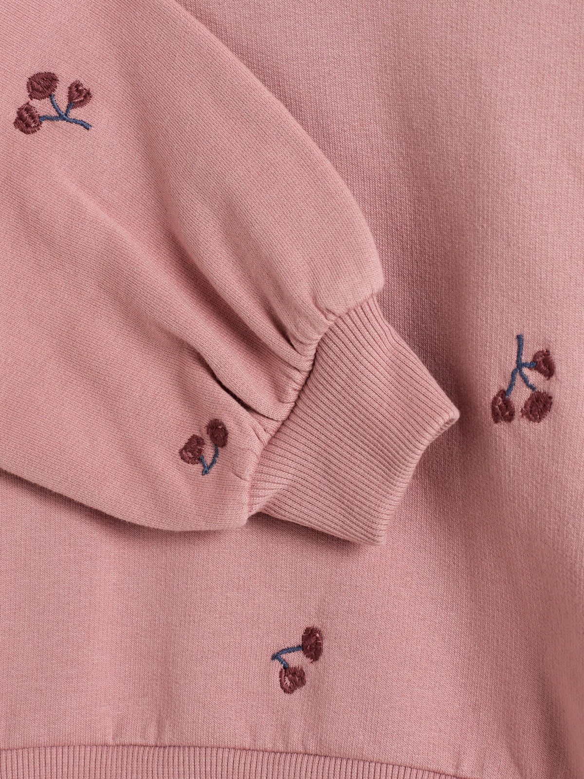 Sweatshirt met borduursel - Kids - Dusty Rose