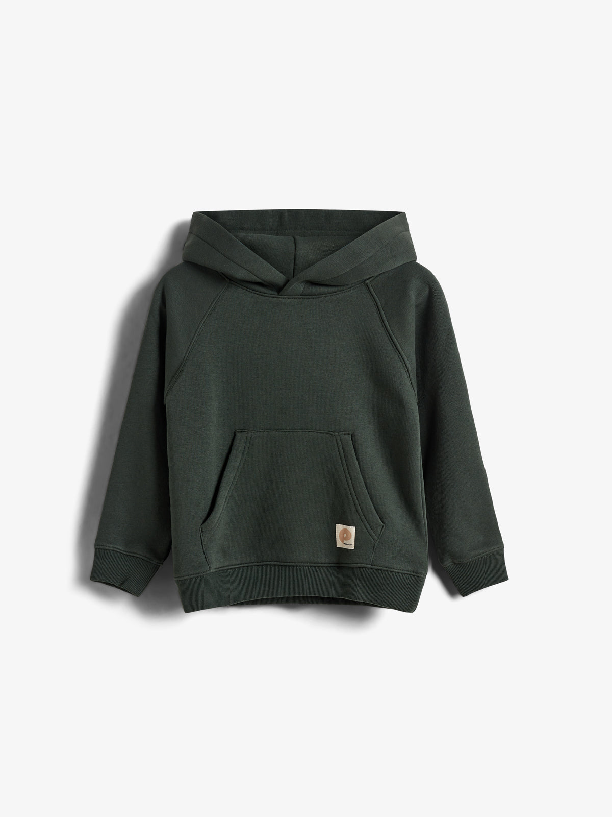 Hoodie in. Kangoeroezak - Kids - Dark Green