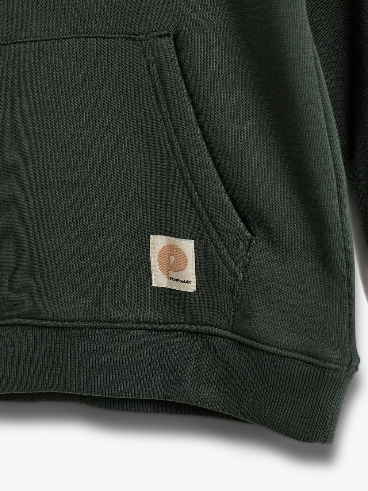 Hoodie in. Kangoeroezak - Kids - Dark Green