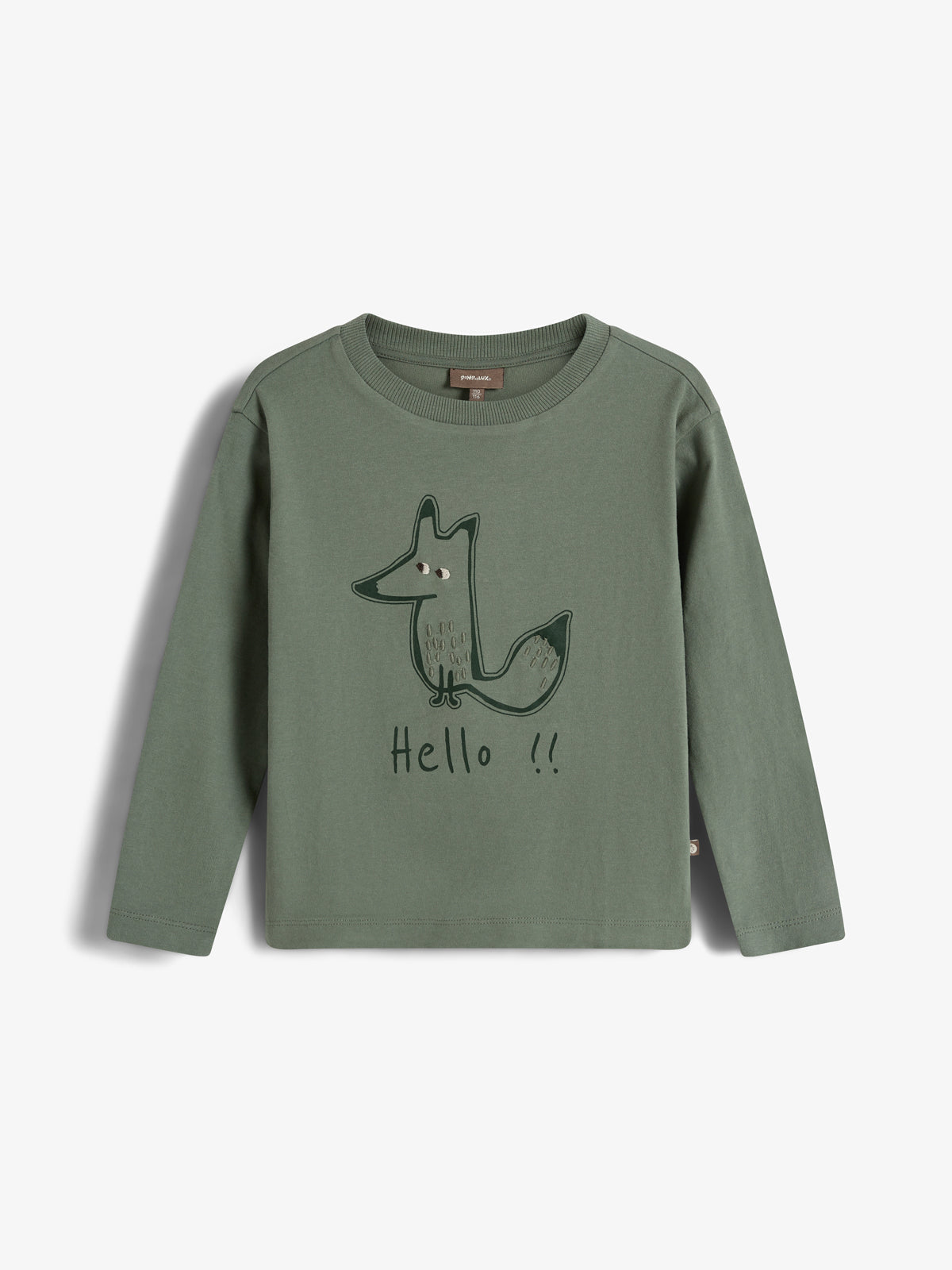 Foxie T-shirt met lange mouwen - Kids - Green