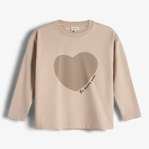 Heart Long Sleeve T-shirt - Kids - Moonlight